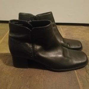 Black ankle boots